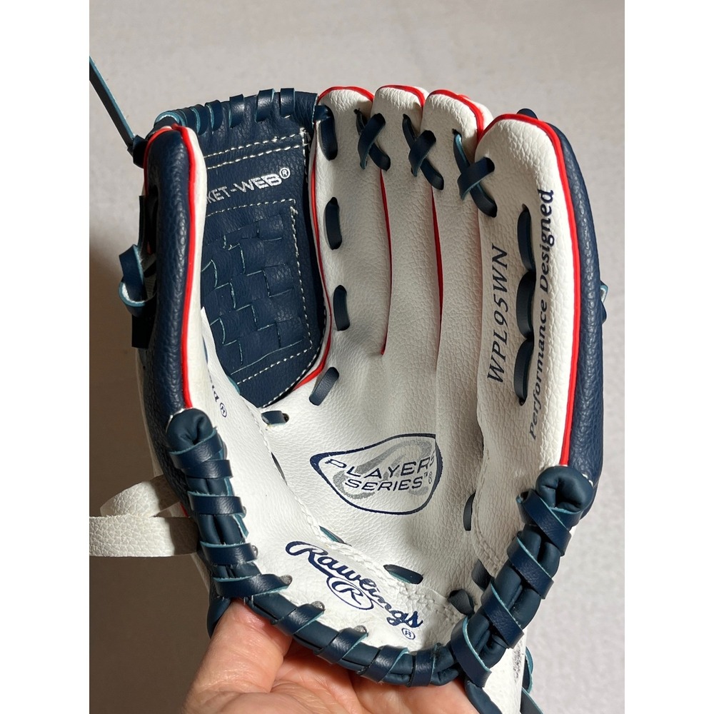 Rawlings Player Series Baseball Glove WPL95WN White Basket-Web Left Hand 9.5